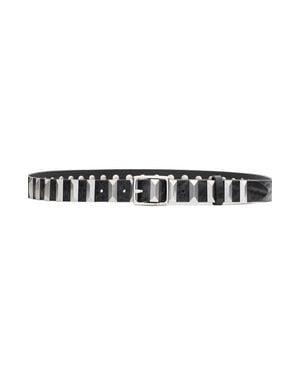 Rag & Bone Baby Boyfriend Stud Leather Belt - Black