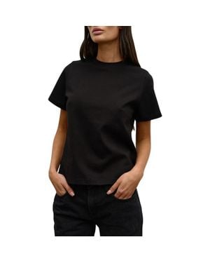 Bayse Tess Cotton T-Shirt - Black