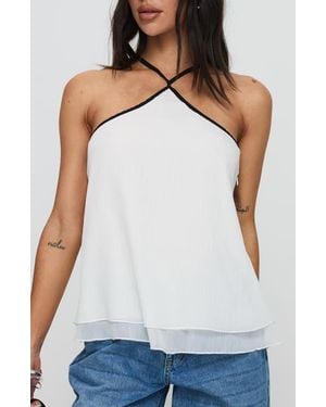 Princess Polly Rafaella Halter Top - White