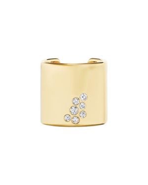 UNIFORM OBJECT Stoned 18K Diamond Cuff Ring - Natural