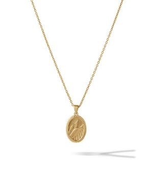 Vincero Victory Wings Pendant Necklace - Metallic