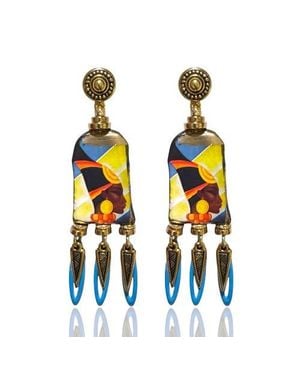 Lunaversoul Auriel Of The Dawn Earrings - Blue