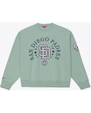 Mitchell & Ness San Diego Padres Yacht Rock Sweatshirt - Green