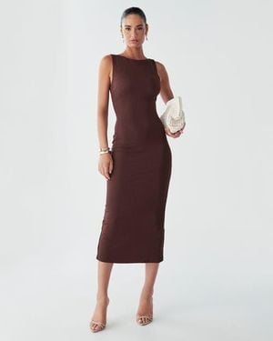 BWLDR Suny Midi Dress - Red