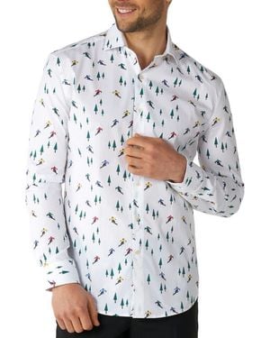 Opposuits Winter Sprinter Stretch Button-Up Shirt - White