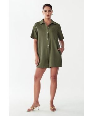 ST MRLO Sandra Romper - Green