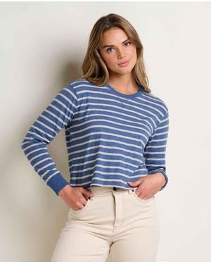 Toad & Co. Boundless Jersey Long Sleeve Tee - Blue