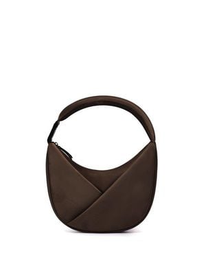 Lux and Nyx Origami Crescent Handbag Crossbody Bag For - Metallic