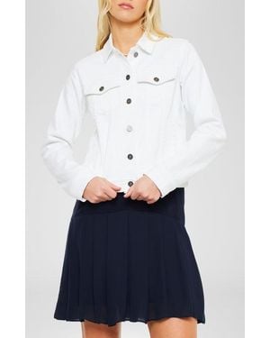 Kancan Yumi Denim Jacket - White
