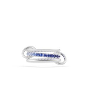 Spinelli Kilcollin Petunia Ombré Sapphire Linked Ring - Blue