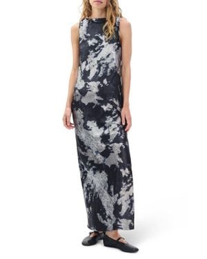 Rag & Bone Margaret Metallic Sleeveless Maxi Dress - Multicolor