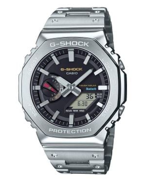 G-Shock Full Metal Gm-B2100Sd-1C Solar Analog-Digital Bracelet Watch, 49.8Mm X 44.4Mm - Gray