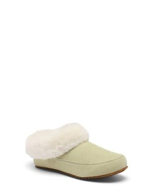 Sorel Go Coffee Run Faux Fur Slipper - White