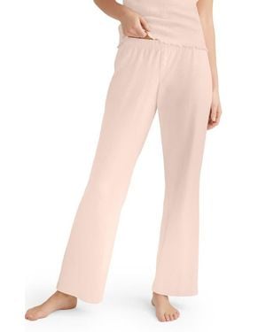 Tommy John Pointelle Rib Sleep Pants - Natural