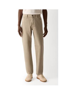 ZEGNA Roccia City Fit Jeans - Natural