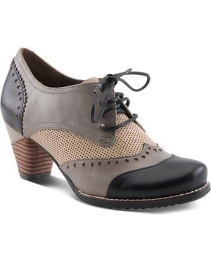 Spring Step Derby Pump - Black