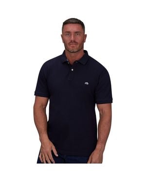 Raging Bull 100% Cotton Polo - Blue