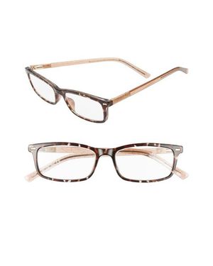 Kate Spade Jodie 50Mm Rectangular Reading Glasses - White