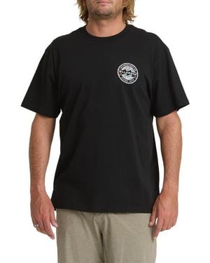 Billabong Hollow Premium Cotton Graphic T-Shirt - Black