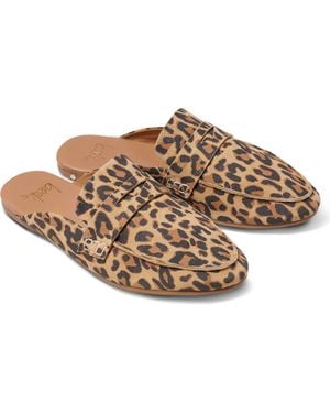 Beek Mallard Leather Flat Mule - Brown