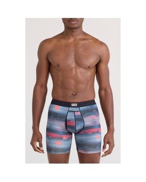 Saxx Underwear Co. Multisport Mesh Boxer Briefs - Blue