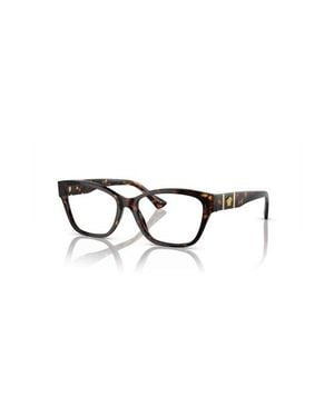 Versace 54Mm Cat Eye Optical Glasses - Multicolor