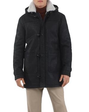 Gorski Genuine Shearling Parka - Black