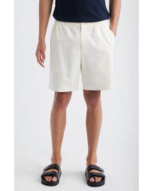 Theory Easy Elastic Waist Cotton Shorts - Multicolor