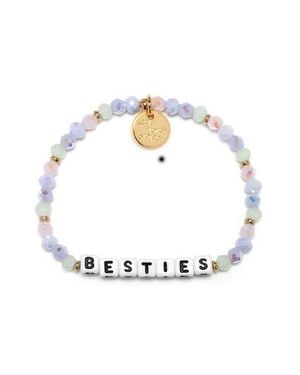 Little Words Project Besties Beaded Stretch Bracelet - White