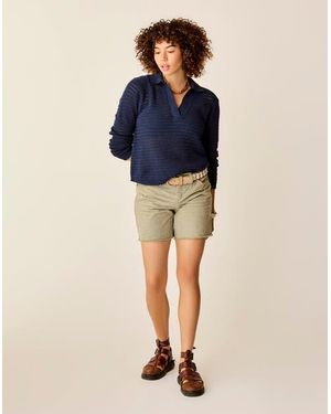 Carve Designs Oahu 6 Corduroy Short - Blue