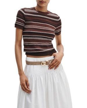 Rag & Bone Karina Stripe Rib Sweater - Multicolor