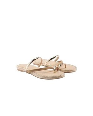 VISCATA Miramar Suede Espadrille Sandal Flats - White