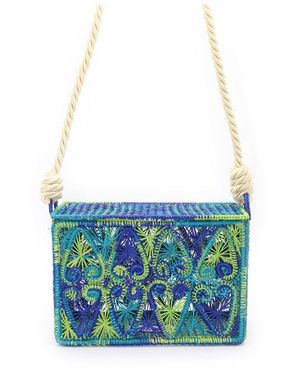 Amazónica Hearts Handbag - Blue