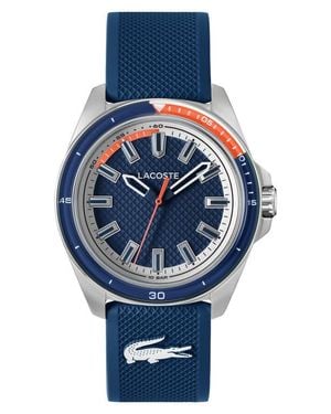 Lacoste Capbreton Silicone Strap Watch, 43Mm - Blue