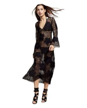 Cynthia Rowley Ibiza Crochet Cover Up - Black
