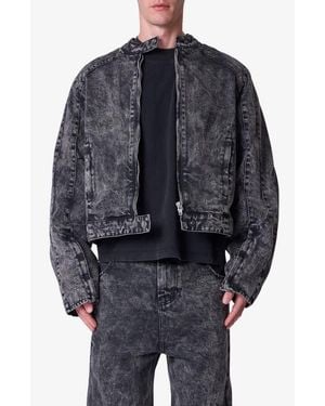 MNML Moto Denim Jacket - Blue