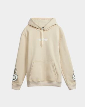 Ecko' Unltd Leafy On Fire Hoodie - Natural