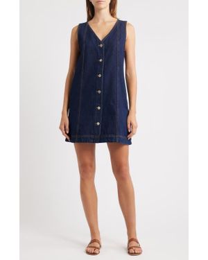 FRNCH Nala Denim Tank Dress - Blue