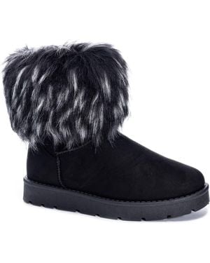 Dirty Laundry Sugar Hill Faux Fur Cuff Boot - Blue