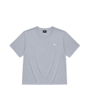 Alix Lil Heart Relaxed Midweight Jersey Tee - Blue