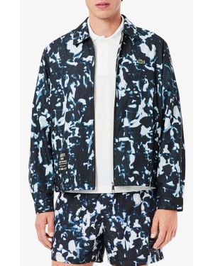 Lacoste Elevated Tennis Water Repellent Zip Jacket - Blue