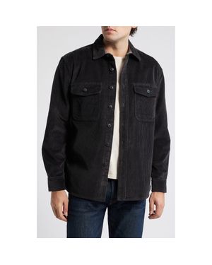 Pendleton Belmont Cotton Corduroy Overshirt - Black