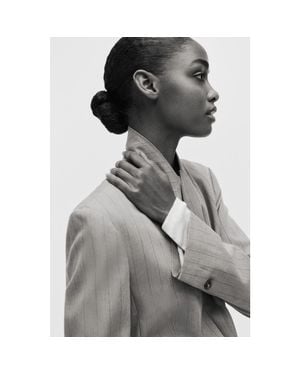 H&M Single-Breasted Blazer - Brown