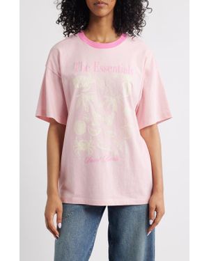 GOLDEN HOUR The Essentials St. Barts Graphic T-Shirt - Pink