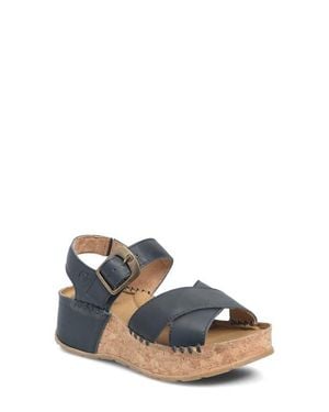 Børn Kaiya Platform Sandal - Blue