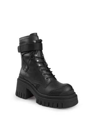 Zigi Josanna Lug Sole Platform Bootie - Black