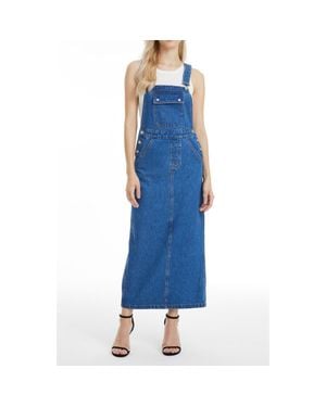 Bayeas Zoe Suspender Maxi Dress - Blue