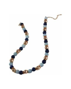 MacRae & Co Gilded Beaded Necklace - White