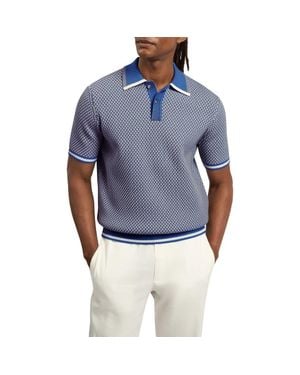 Ted Baker Breame Knit Polo - Blue