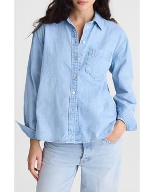 Madewell The Easy Denim Button-Up Shirt - Blue